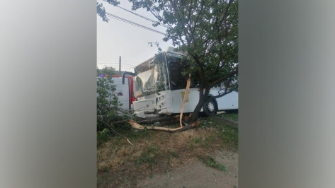 В автобусе, который врезался в ограждение в Воронеже, находилось 35 пассажиров