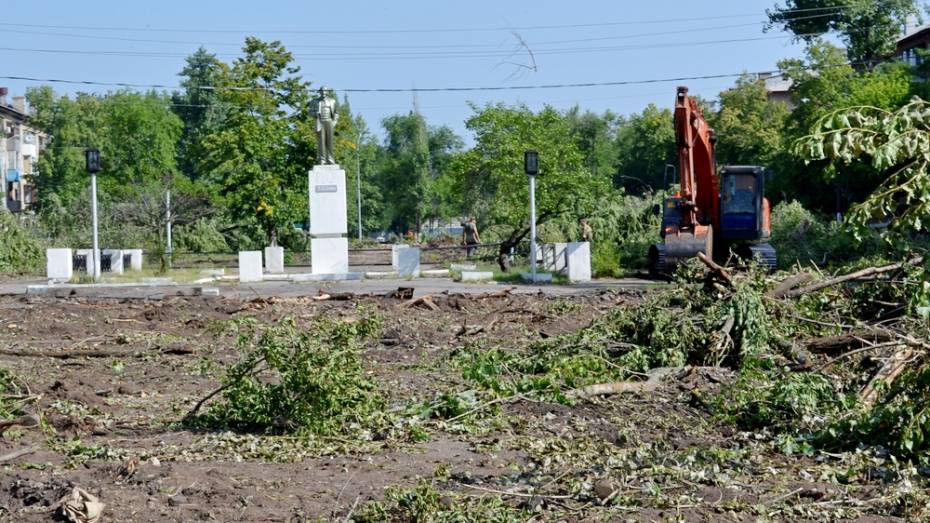 В Лисках благоустроят вторую часть сквера в районе «Интернат»