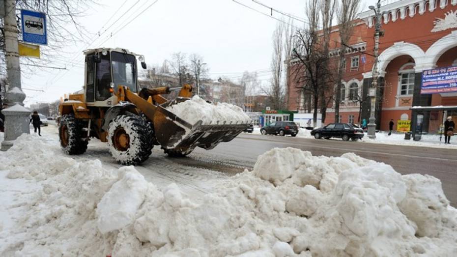 Обстановка на дорогах Воронежа и области в условиях снегопада находится под контролем
