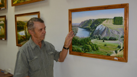 Богучарский художник написал около 30 картин с видами Дона