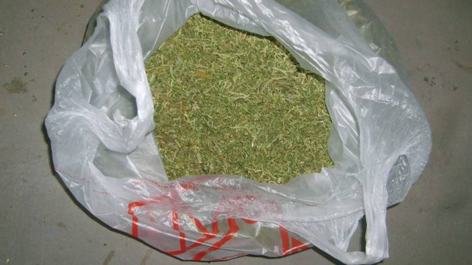 Полицейские нашли у жителя Воронежской области сверток с 830 г марихуаны