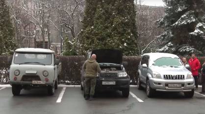 Из Воронежа в зону спецоперации передали автомобили