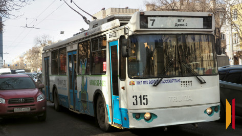Троллейбусы №7 и №99 не будут ходить в Воронеже до вечера 18 августа