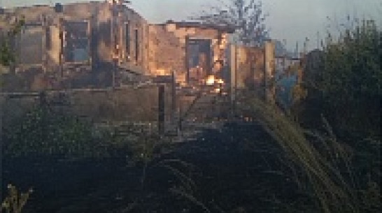 В Воронежской области сгорело 8 домов