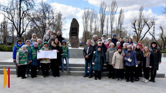 В сквере Защитников Воронежа к 80-летию Победы высадили рябиновую аллею