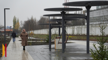 На въезде в Острогожск благоустроили участок улицы Карла Маркса