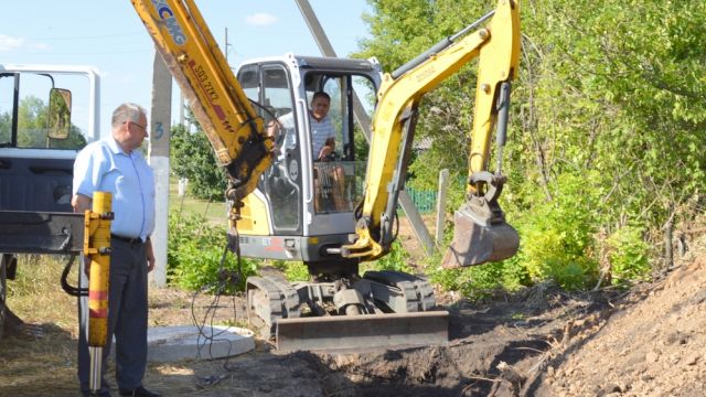 В терновском селе Народное частично заменили водопровод