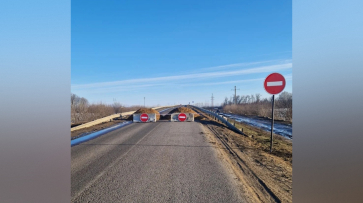 В Воронежской области перекрыли движение на трассе в Нижнедевицком районе