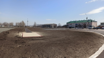 Ход строительства стадиона с футбольным полем показали в воронежском райцентре