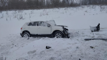 Жесткое ДТП с погибшим и 5 ранеными случилось в Воронежской области из-за снегопада