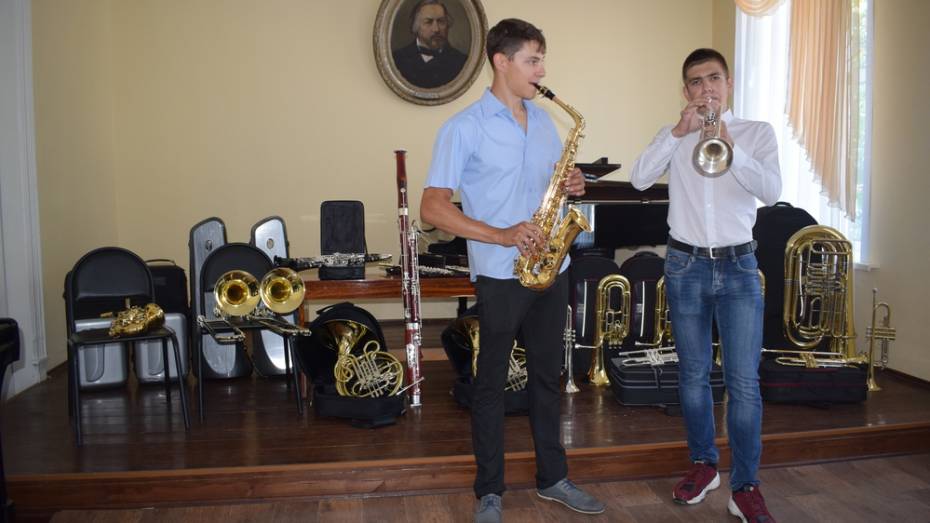 Борисоглебская детская школа искусств получила духовые инструменты на 2 млн рублей