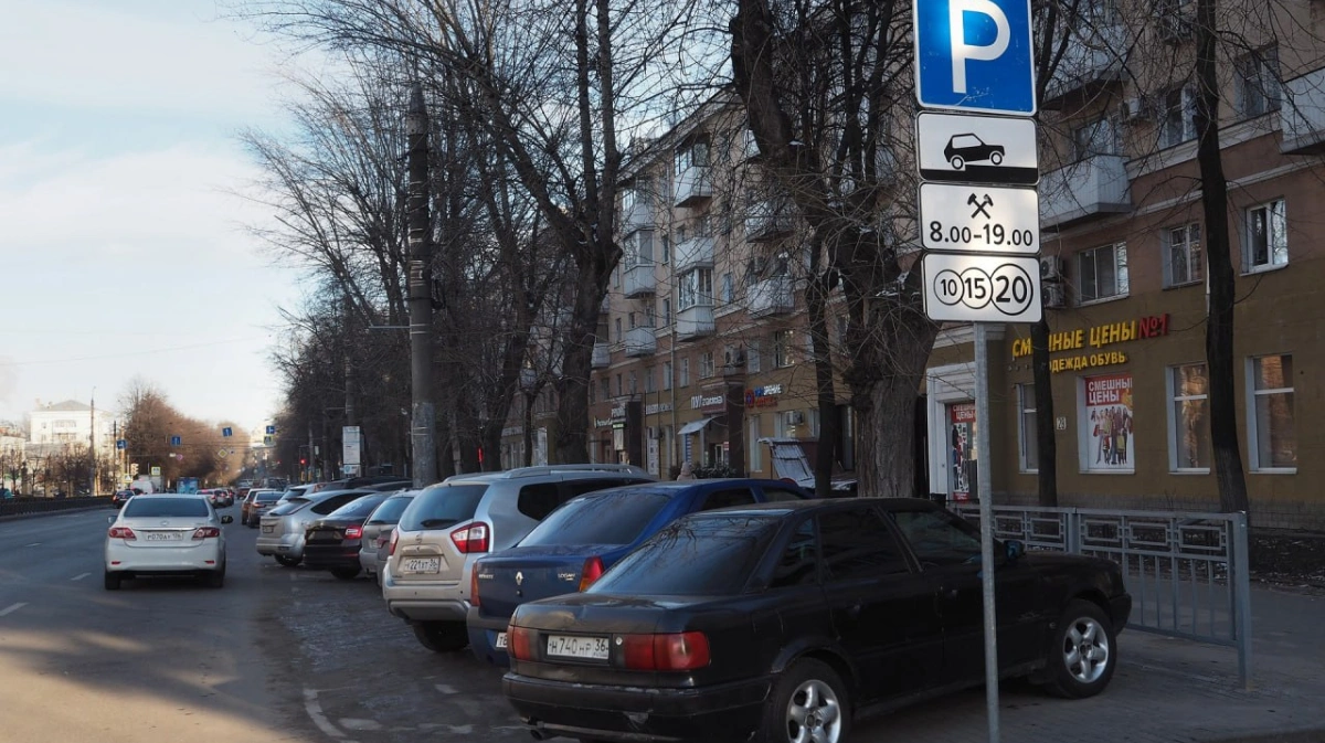 Карта парковок воронеж с номерами зон