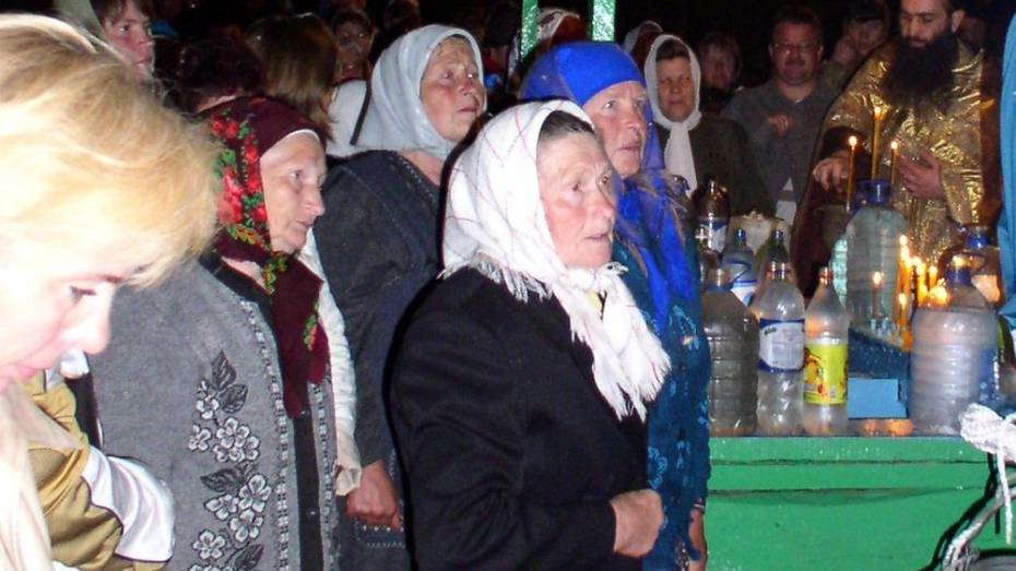 В хохольском селе пройдет ночной водосвятный молебен в честь Николая Чудотворца
