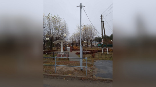 В петропавловском селе Пески установили видеокамеры в общественных местах