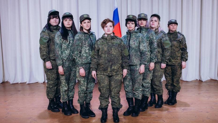 Жены богучарских военных снялись в клипе в поддержку участников СВО
