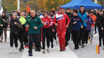 В Воронеже прошла Всероссийская эстафета факела «Огонь жизни»