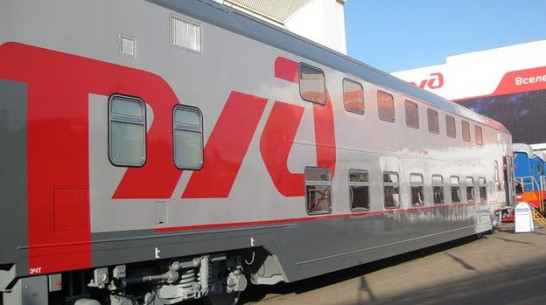 Первый двухэтажный поезд пустят через Воронеж в ноябре этого года