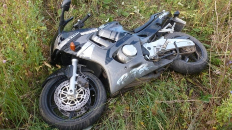 В Воронежской области 24-летний мотоциклист погиб в ДТП