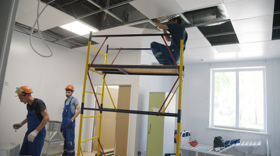 Новую инфекционную больницу в Воронеже начали подключать к сетям