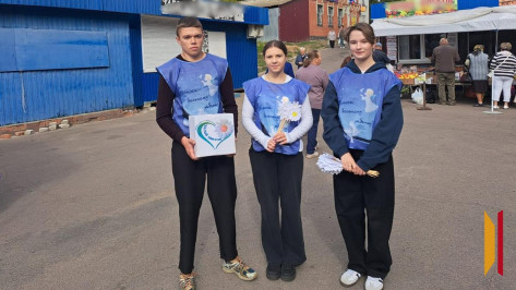 Жители Нижнедевицкого района собрали 900 тыс рублей в ходе благотворительной акции «Белый цветок»