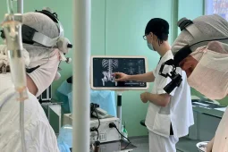 Воронежские врачи провели операцию с помощью системы хирургической навигации