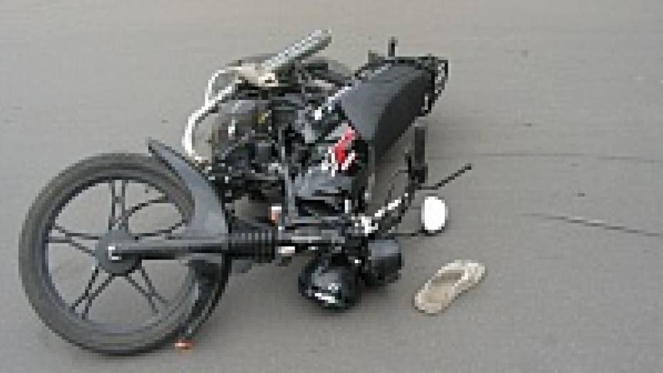 В Лисках «Жигули» сбили мотоциклиста