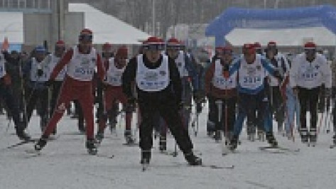 Около 5 тысяч человек вышли сегодня на «Лыжню России» в Воронеже