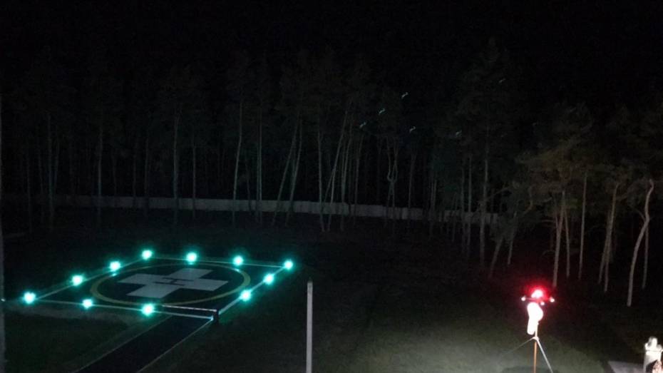 Две районные больницы в Воронежской области получили вертолетные площадки