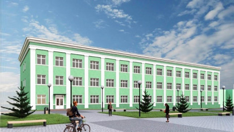 В Бутурлиновке Воронежской области началось строительство пристройки к школе на 312 мест