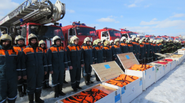 Спасатели провели учения по подготовке к паводку в Воронежской области