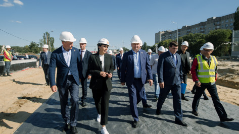 В Воронеже вторую часть эстакады Остужевской развязки сдадут раньше срока на 10 месяцев