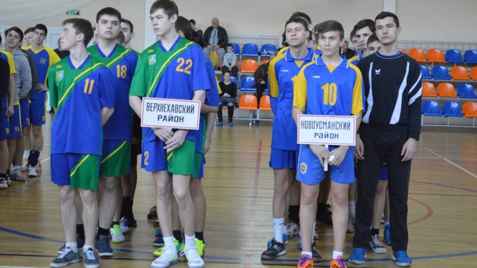 Новоусманские юноши вышли в финал областной спартакиады по гандболу