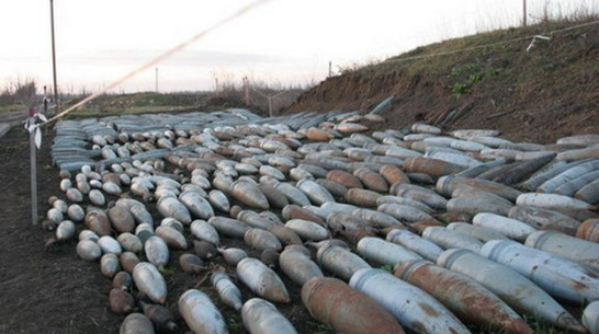 В Семилукском районе нашли полторы сотни снарядов и мин