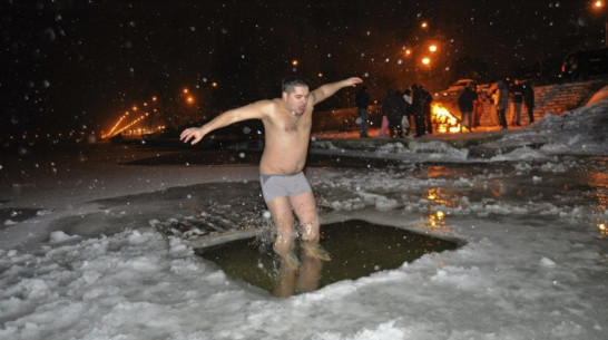 Более 29 тыс жителей Воронежской области окунутся в купели на Крещение 