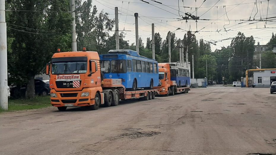 В Воронеж приехали первые троллейбусы из Москвы