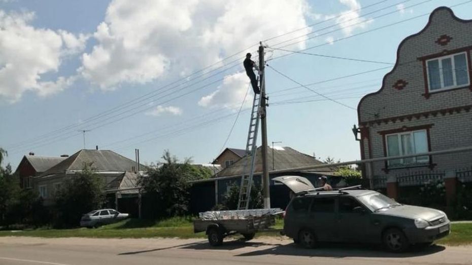 В россошанском селе Подгорное установят 288 новых уличных светильников