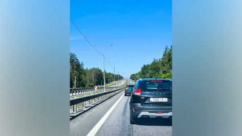 Пробка под Воронежем выросла до 45 км