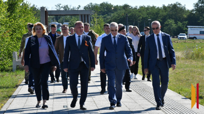 В Воронежской области побывали участники патриотического марафона «Города-герои – города героев»