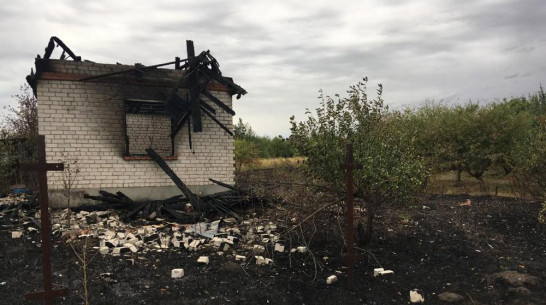 Под Воронежем пенсионер нечаянно сжег дачу соседа