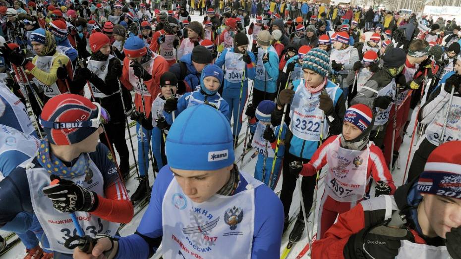 На соревнования «Лыжня России» в Воронеже вышло 5 тыс человек