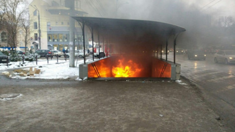 В Воронеже пожар в подземном переходе на Московском проспекте обернулся уголовным делом