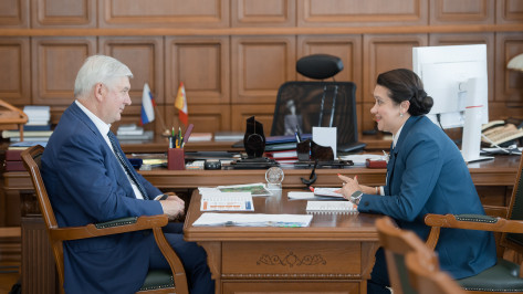 Губернатору Воронежской области представили проект по стимулированию рождаемости