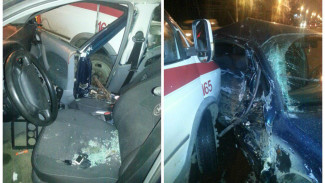 В Воронеже «скорая» врезалась в Skoda: 4 человека пострадали