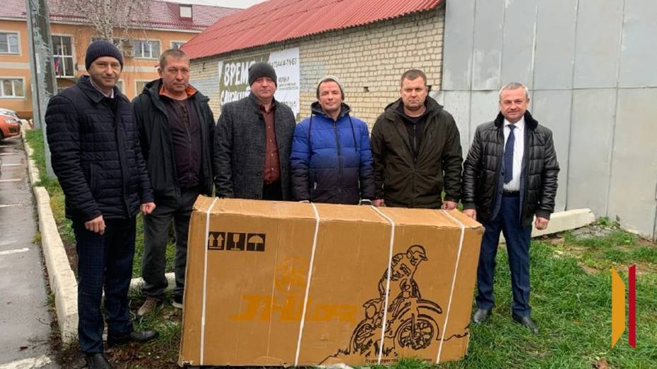 Из Панинского района в зону СВО передадут мотоцикл