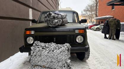 В Воронеже военнослужащим в зону СВО передали автомобиль «Нива»