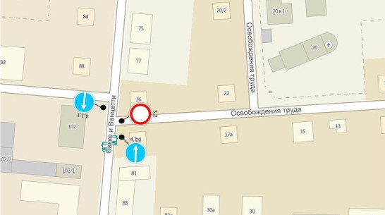 В Воронеже в ночь на Пасху перекроют часть улицы Освобождения труда 