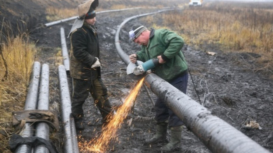 В Хохольском районе газифицируют последнее крупное село