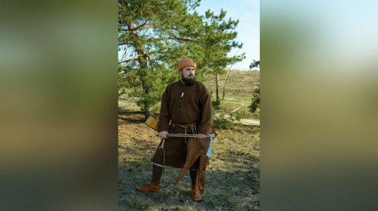 Воронежский реконструктор впервые воссоздал образ славянского воина X века