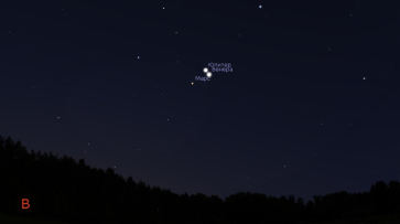 Воронежцы увидят соединение Юпитера и Венеры ранним утром 26 октября