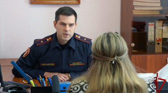 За неделю воронежские росгвардейцы изъяли из оборота 15 единиц оружия